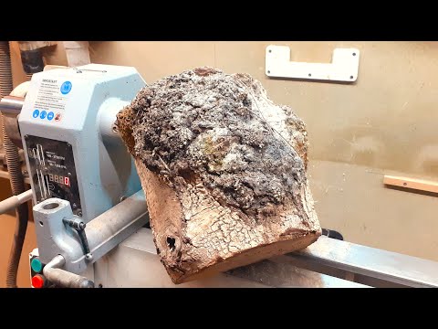 Woodturning - A Birch Burl ..
