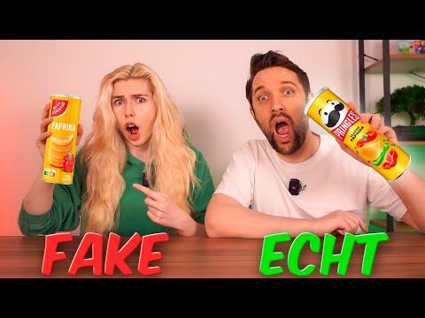BENX und ELINA testen FAKE oder ORIGINAL ESSEN *Challenge*