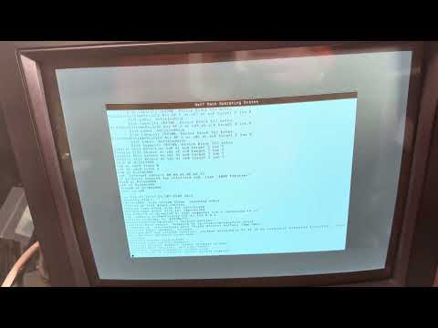 Viktor NeXT Cube 68040 25Mhz new caps Openstep 4.2 on ZULU RP 2040 32Gb NeXT Sony 17 “ 4000a Finally