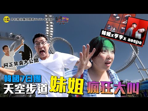 臥底韓國7日團 阿正背囊大公開 天空步道妹姐瘋狂大叫《畀你飛住賺回贈嘅WeWa卡 呈獻 : 臥底旅行團5.0》EP8|李尚正 阿正|盧頌恩 妹頭|HOY 77
