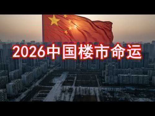 房地产不是崩盘,而是更残忍的开始?2026决定中国楼市命运
