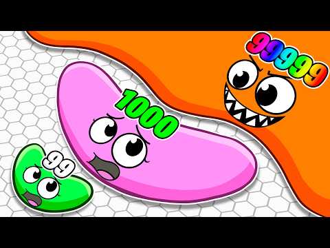 I Became The Biggest Slime To Eat MY FRIENDS In Roblox...