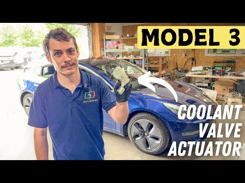 Model 3 In For More Maintenance! Coolant Valve Replacement