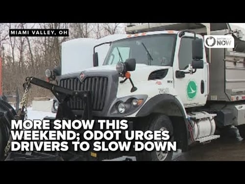 More snow this weekend; ODOT urges drivers to slow down