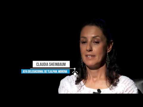 Claudia Sheinbaum en Tragaluz de Fernando del Collado