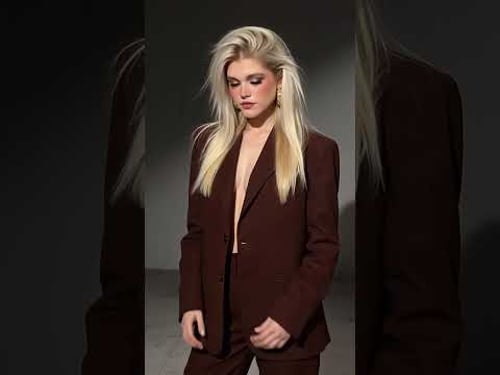 Beautiful suit #suit #woman #blonde