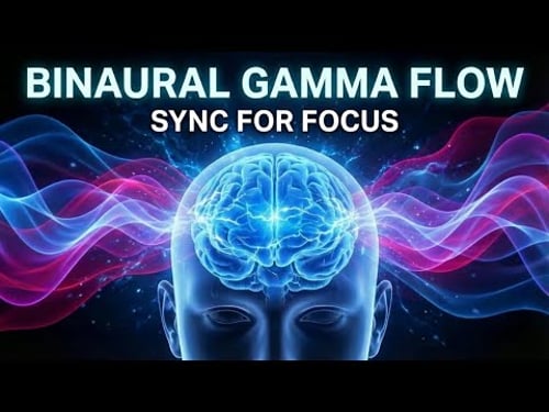 Focused Productivity Flow | 40Hz Gamma Waves & Bilateral Brainwave Entrainment