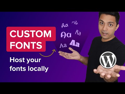 How To Add Custom Fonts To WordPress Website - Host Fonts Locally