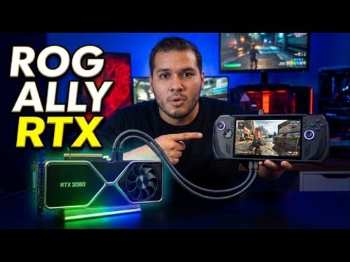 Le puse una RTX 3080 a mi ROG Ally X... ¿Explotó?