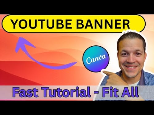 How to Make YouTube Banner in Canva (Correct Size for All Devices)