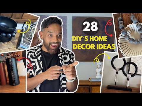 ⭐️ 28 Stunning DIY Home Decor Ideas You Can Make with Recycled Materials