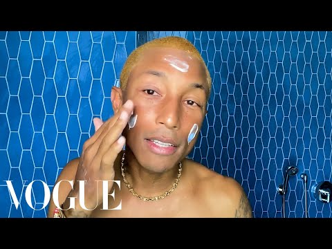 Pharrell's Morning Skin-Care Routine | Beauty Secrets | Vogue