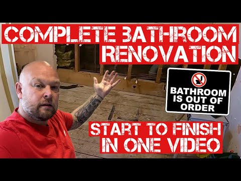 BATHROOM RENOVATION from START TO FINISH | Complete guide