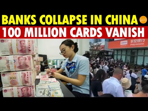 Chinese Banks Collapse One by One! 9,000 Branches Close, 100 Million Credit Cards Vanish This Year