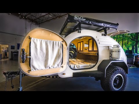 "Escape the Ordinary" Rugged Minimalist Teardrop Camper