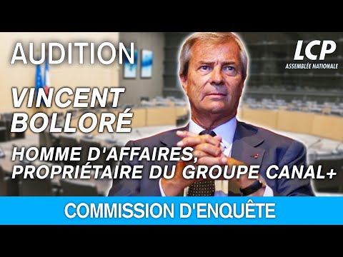Vincent Bolloré : audition devant la commission d'enquête sur les fréquences TNT