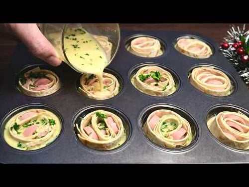 You've never had such a delicious breakfast! Oven-baked egg tortilla!