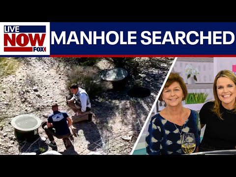 Authorities examine apparent manhole at Nancy Guthrie residence