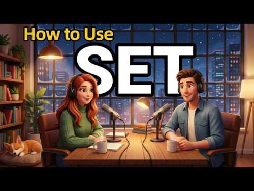 How to Use SET in Everyday English | Daily English Conversations | English Podcast