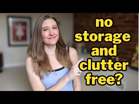 4 Steps To CLUTTER FREE When You Have NO STORAGE (decluttering, downsizing)