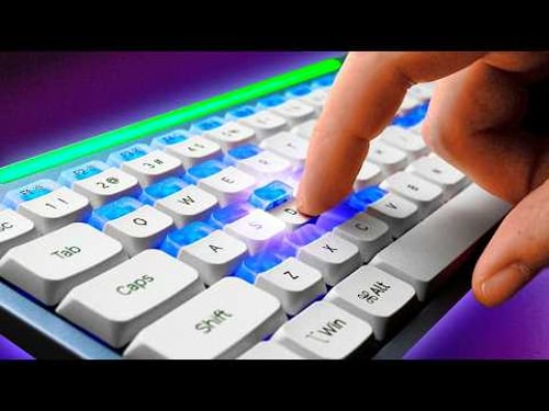 They fit 100 keys into 64 spaces - Nics Hesper64 keyboard