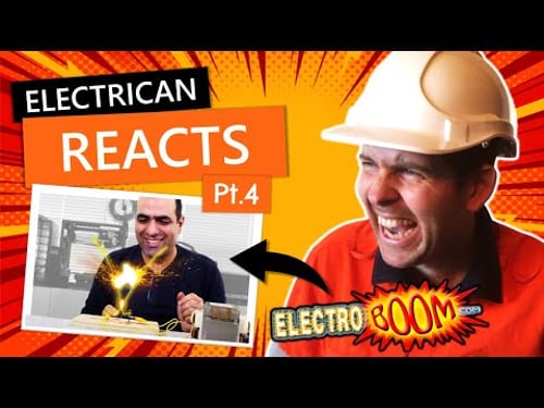 Electrician Reacts to ElectroBOOM’s Jacobs Ladder
