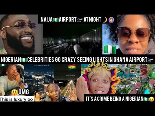 BREAKINGNEWS‼️NIGERIANS🇳🇬CELEBRITIES SCREAM🔥😳AT ACCRA CITY&AIRPORT 🛫@NIGHT🌙🙊