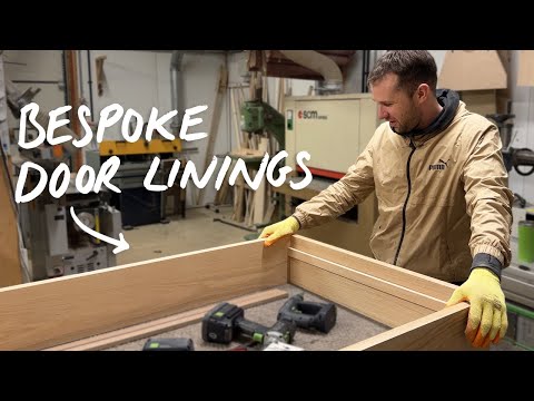 Bespoke Solid Oak Door Lining Manufacture Process- Bench Joinery