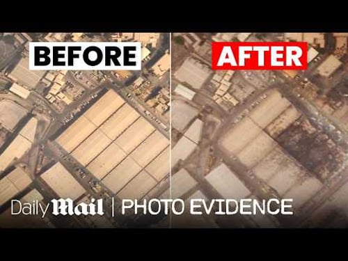 Iran war: Satellites reveal how drones bombed US bases | Photo Evidence