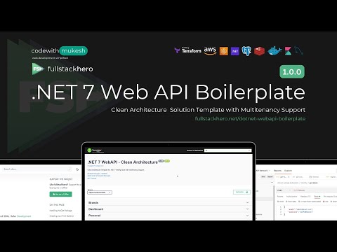 .NET Web API Boilerplate | FullStackHero - Getting Started
