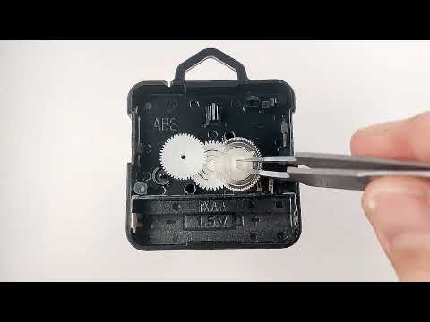 Разборка и сборка кварцевого часового механизма Sangtai 5168 с дискретным ходом для настенных часов