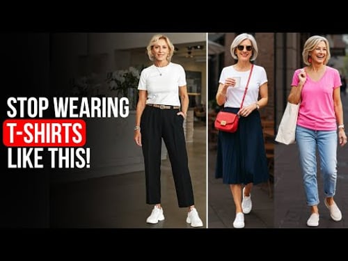 7 GENIUS T-Shirt Styling Hacks to Look 10x More EXPENSIVE Over 50