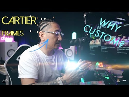 Why I wear Cartier Frames | Custom Lenses | Jsean 😎💪🤓