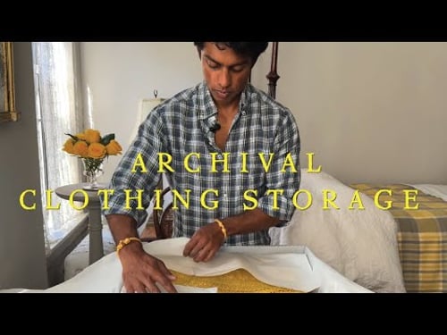HOW I STORE MY MOST PRECIOUS PIECES OF CLOTHING - With Rajiv Surendra