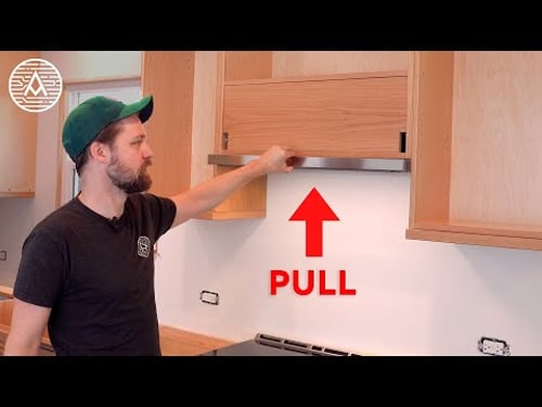 Building some SLEEK Tech into Custom Upper Cabinets