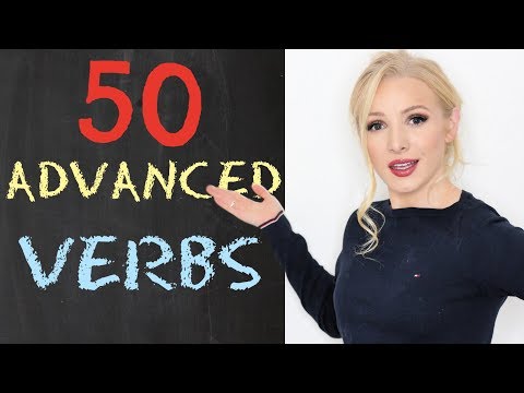 50 Beautiful Advanced Verbs