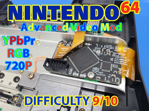 I Hate Modding The Nintendo 64 | N64 Advanced RGB, VGA & YPbPr 720P Video