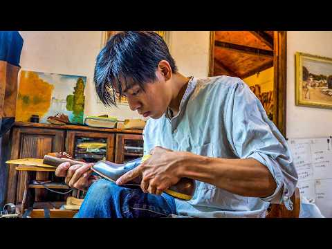 World ranking No. 1 leather shoemaking, Japanese Hishinuma Ken