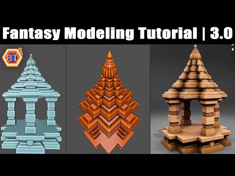 Blender Fantasy Modeling Tutorial | 3.0