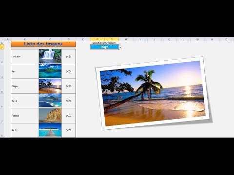 Excel - Comment afficher des Images grâce à une Liste Déroulante