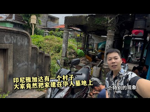 🇮🇩 印尼雅加达有一个村子,大家竟然把家建在华人墓地上。