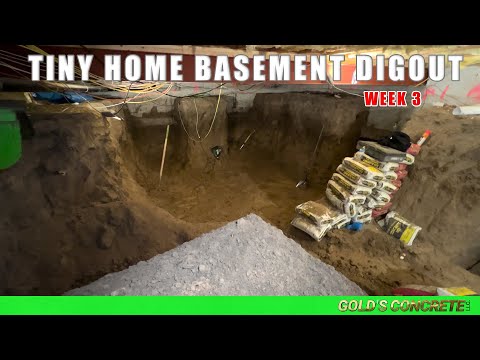 Hand Digging Small Denver Basement - Timelapse