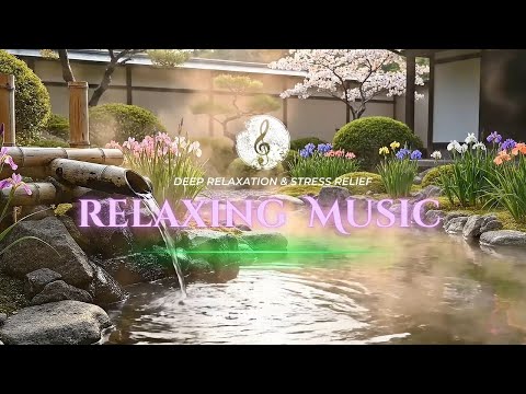 Flowing Water Relaxing Music | Gentle Stream Sounds for Deep Calm & Stress Relief