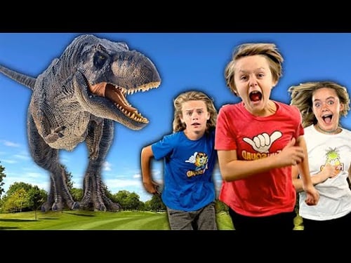 Dinosaurs Invade the Fun Squad House! | Fun Squad