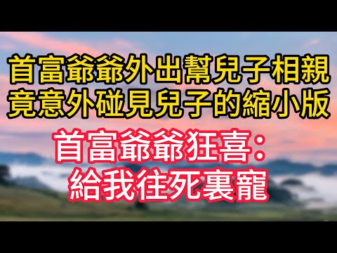 首富爺爺外出幫兒子相親,竟意外碰見兒子的縮小版,首富爺爺狂喜:給我往死裏寵!#故事#言情小說#一口氣看完#爽文