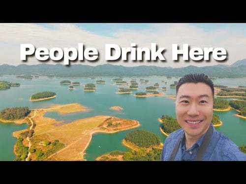 A Hidden Reservoir with Many Islands in Jiangmen China