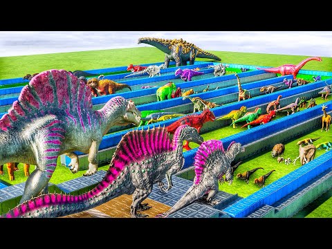 New Spinosaurs (2025)🦖 VS All ARK Dinosaurs, Boss & Titan