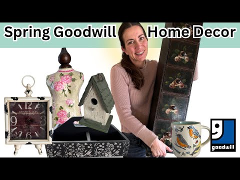 Thrift with Me Cozy Cottage Spring Home Decor at Goodwill