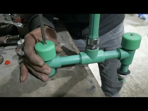 اول تصميم اختراع خلاط زرع باقل سعر مع سباك الغلابة how to make a plastic water mixer