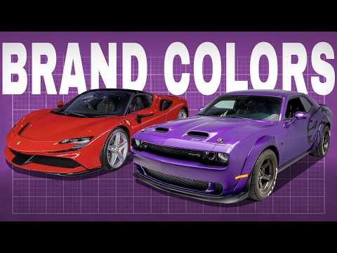 Which Car brand owns which color?